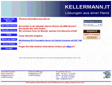 Tablet Screenshot of kellermann.it